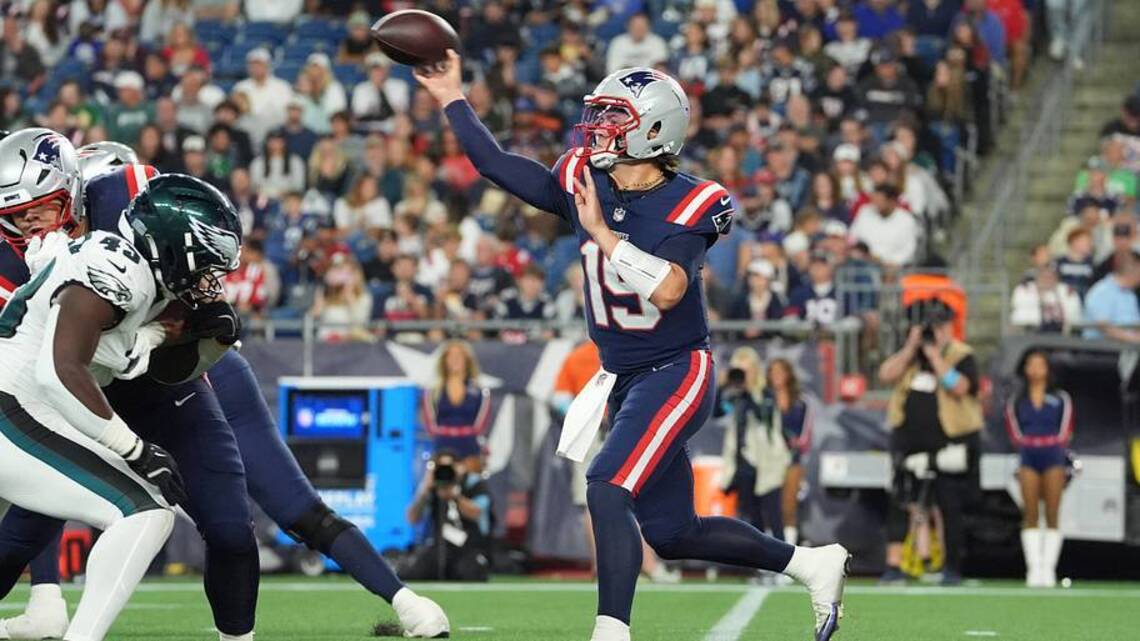 Patriots Rookie QB Punts, Leads 'Awesome' Game-Winning Drive vs. Eagles