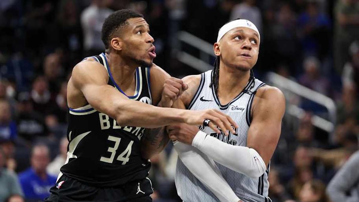  Paolo Banchero could be an interesting centerpiece if the Magic pursue a Giannis Antetokounmpo trade with the Bucks. | Nathan Ray Seebeck-Imagn Images 