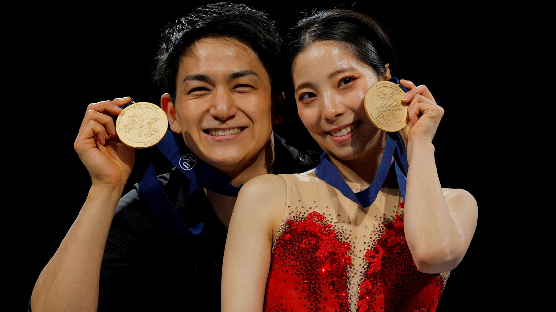 Figure skating-Japan champions Miura, Kihara, who won hearts with grit and tears, to wed 