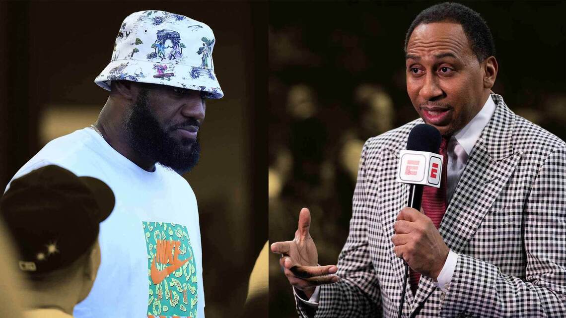 Stephen A. Smith doubled down on LeBron James ruining the Slam Dunk Contest: "They all did it until he refused to enter" 