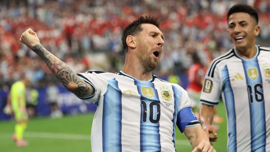 Argentina's Lionel Messi breaks World Cup goals record vs. Austria 