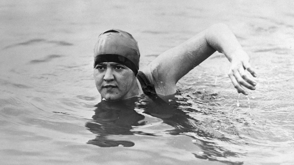 At 20, Gertrude Ederle swam the English Channel in 1926, beating the men's record by 1 hour and 48 minutes; more than 2 million people lined her parade route in Manhattan 