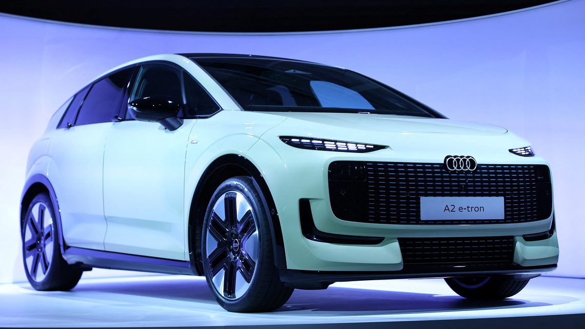 Audi introduces new compact EV in bid to boost European sales