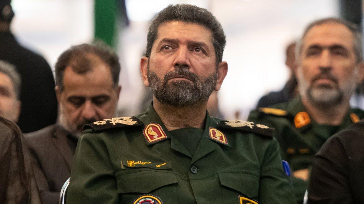 Iranian Commander of the Mohammad Rasoolullah Corps Hassan Hassanzadeh attends an event with Iranian officials at the Imam Khomeini Mosque in Tehran, Iran, on Sunday. President Donald Trump is expected to make a decision on the proposed Iran cease-fire Friday. Photo by Behnam Tofighi/UPI