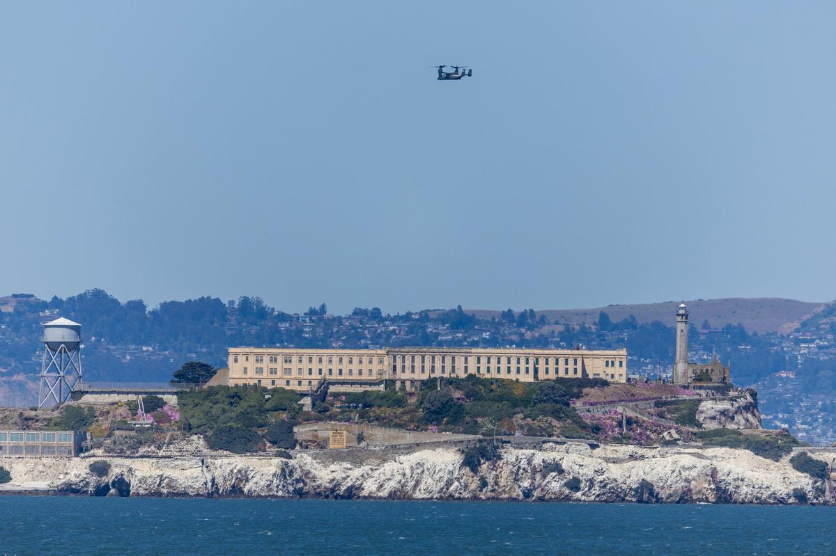 Alcatraz Island, just offshore of San Francisco.