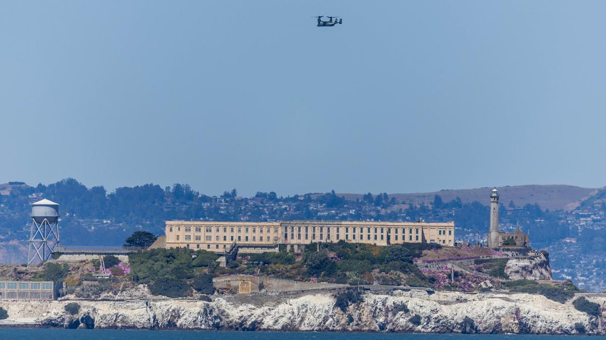 Alcatraz Island, just offshore of San Francisco.
