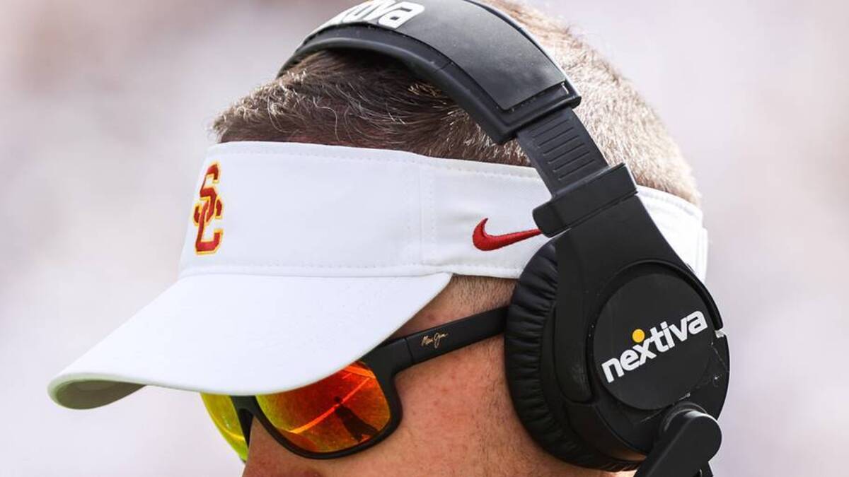  Sep 30, 2023; Boulder, Colorado, USA; USC Trojans head coach Lincoln Riley during the game against the Colorado Buffaloes at Folsom Field. Mandatory Credit: Chet Strange-Imagn Images | Chet Strange-Imagn Images 