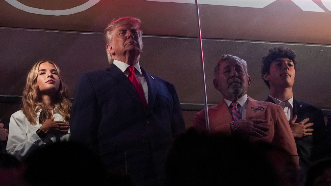 Trump greeted with boos at NBA Finals in Madison Square Garden 