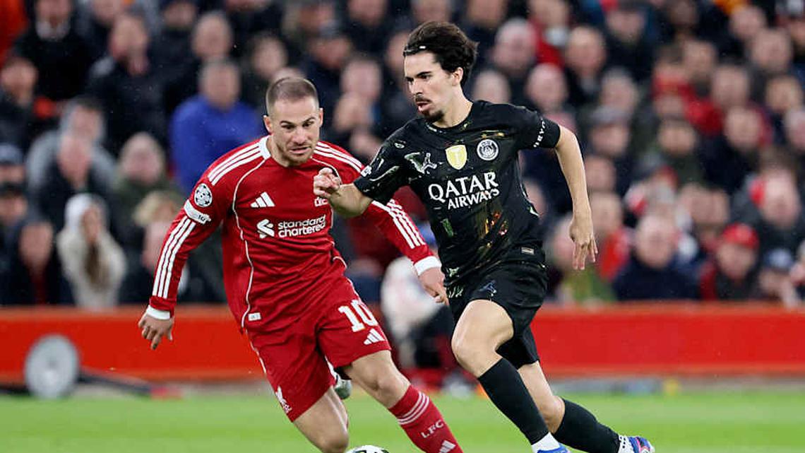  Mac Allister was chasing shadows. | Richard Sellers/Sportsphoto/Allstar/Getty Images 