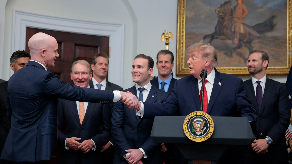 Crypto shares climb after Treasury's doubled buybacks boost risk assets 