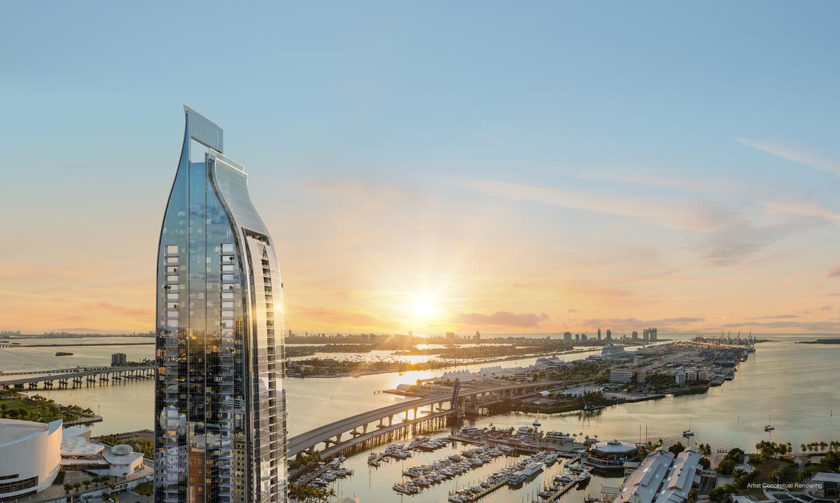  The Delano Residences Miami is among several other supertall towers planned across the city. 