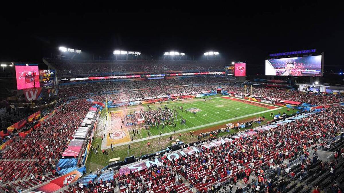  Raymond James Stadium hosted the Super Bowl five years ago. | James Lang-Imagn Images 