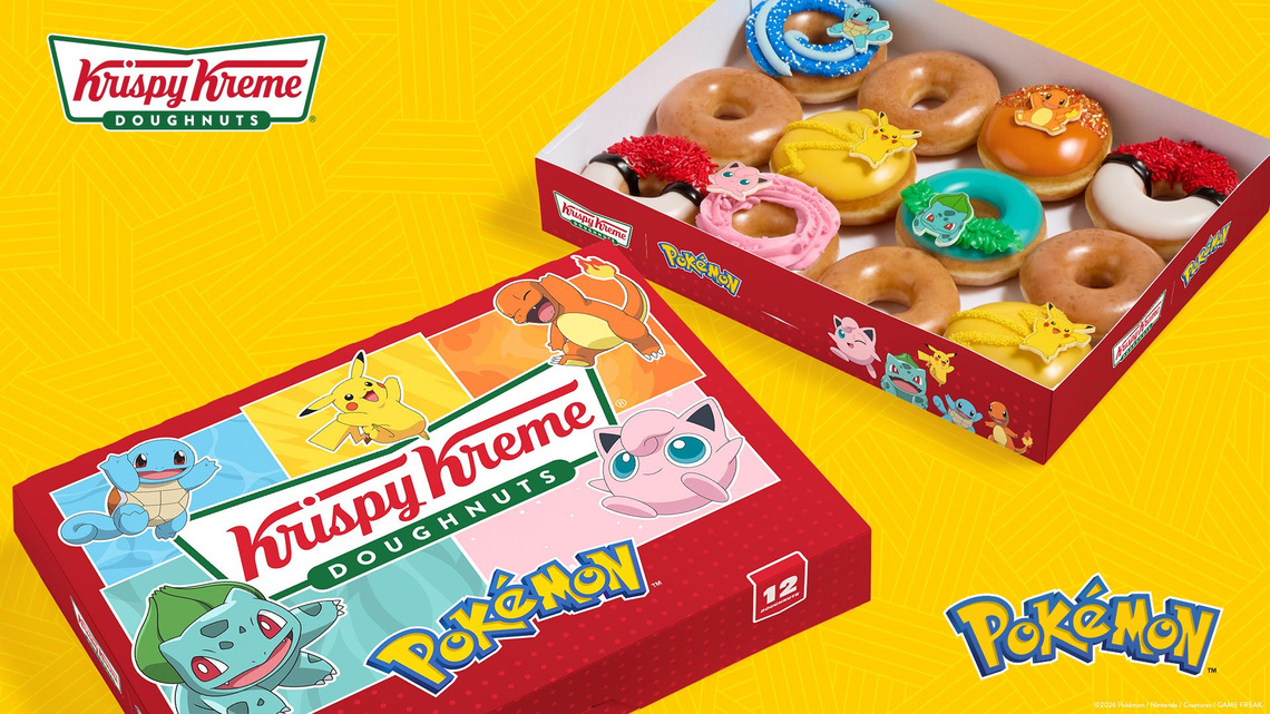 Gotta eat 'em all! See Krispy Kreme's new Pokémon doughnuts 