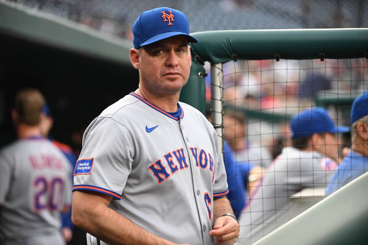  New York Mets manager Carlos Mendoza (64)© Jeff Curry-Imagn Images Rafael Suanes-Imagn Images