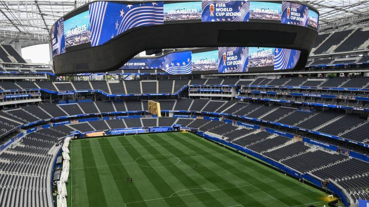  Los Angeles's SoFi Stadium will host two of the USMNT's first three World Cup matches. | Patrick T. Fallon/AFP/Getty Images 
