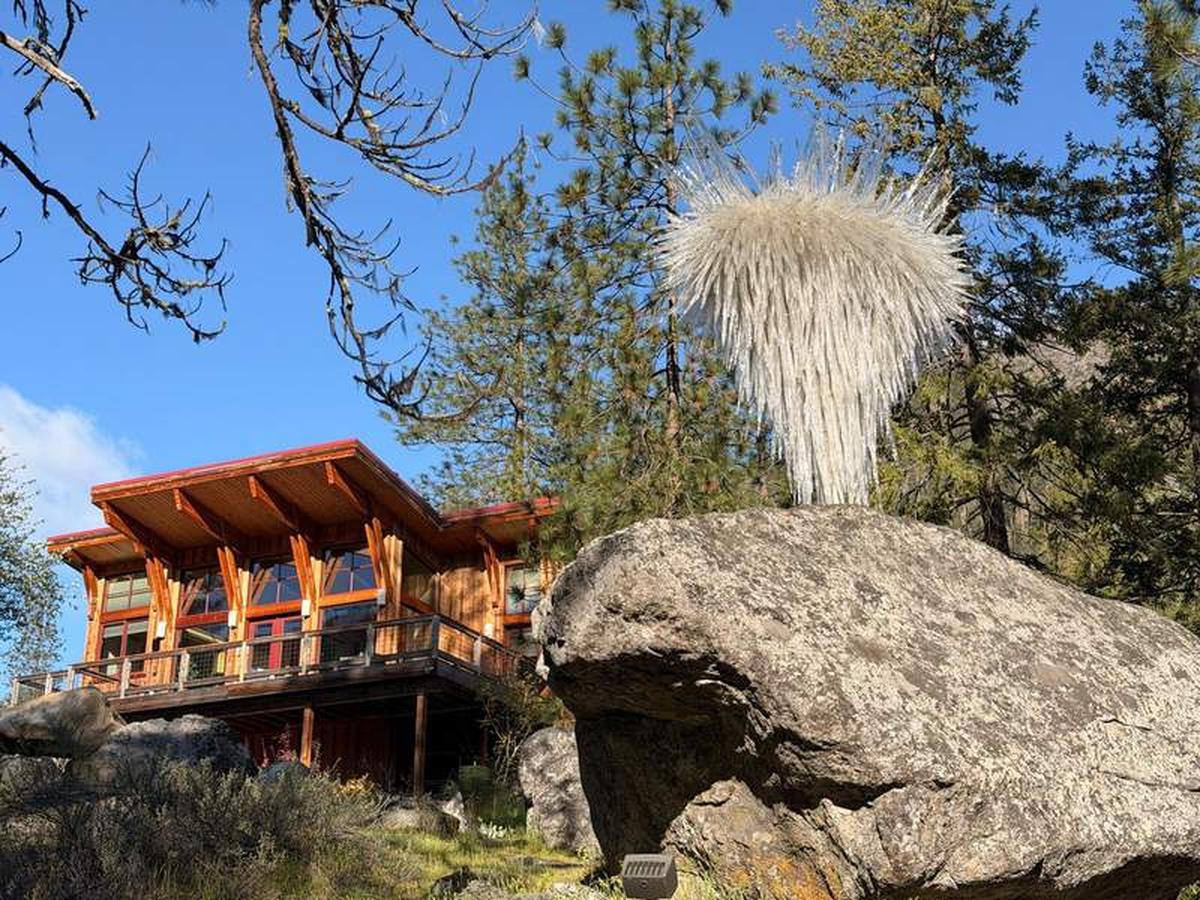  Harriet Bullitt moved into this cottage on the property in her 80s when she was no longer able to zipline across Icicle Creek to her home. Photo credit: Marguerite "Peggy" Cleveland 