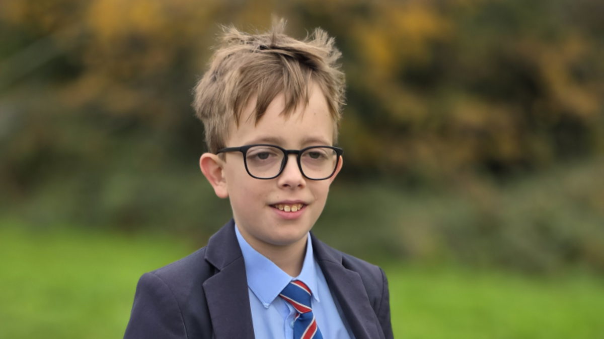 Elliott Wills, 13, lives with a blood disorder called spherocytosis. (NHS Blood and Transplant via SWNS). 