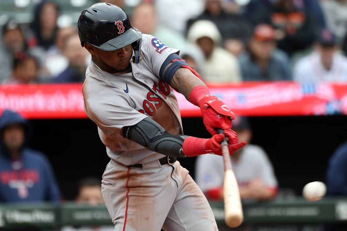  Ceddanne Rafaela shows improving contact quality and strong hard-hit data supporting continued offensive growth. Daniel Kucin Jr.-Imagn Images