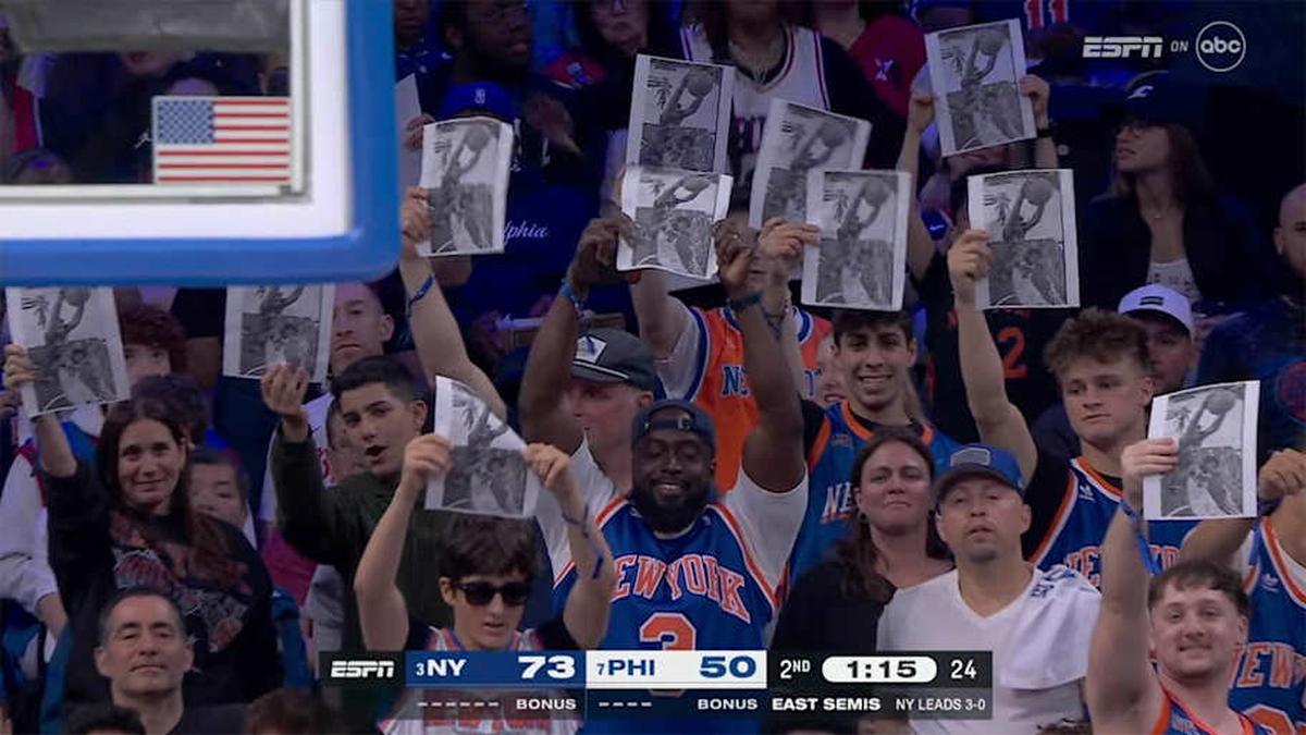  The scenes at Xfinity Mobile Arena as Joel Embiid shot free throws in the second quarter. | ESPN 