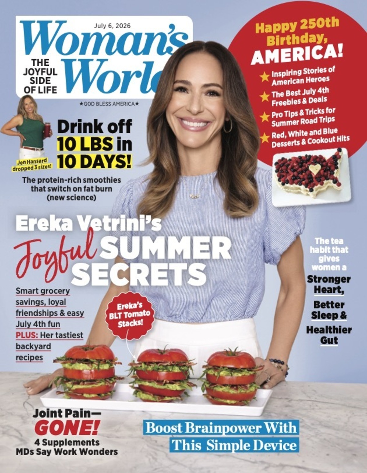 Ereka Vetrini on the cover of Woman’s WorldWoman's World