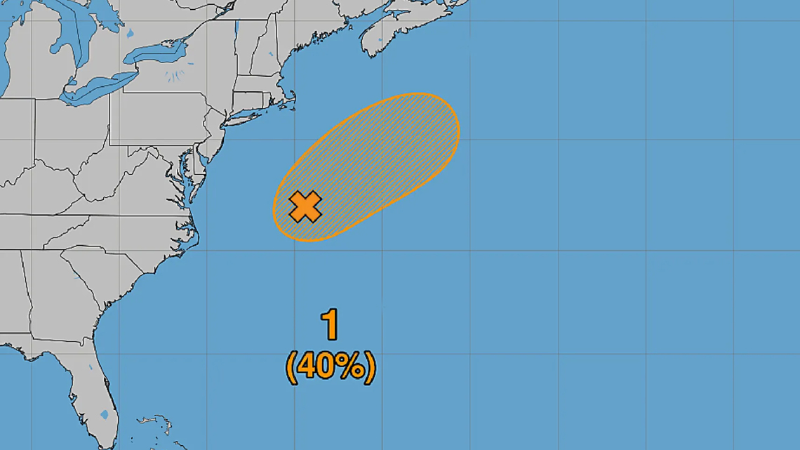 Hurricane center continues to track system off US East Coast 