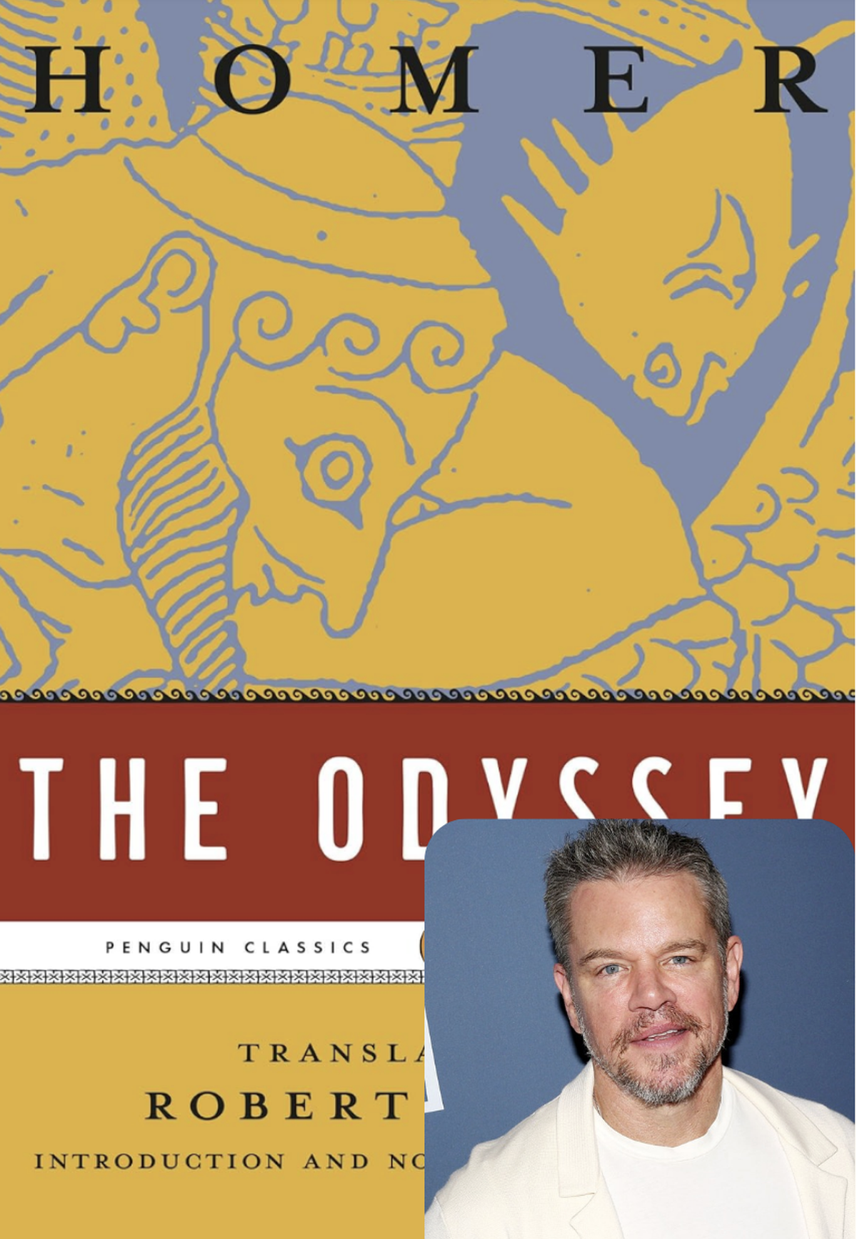 Matt Damon is the hero of “The Odyssey” adaptationBruce Glikas; Penguin Classics