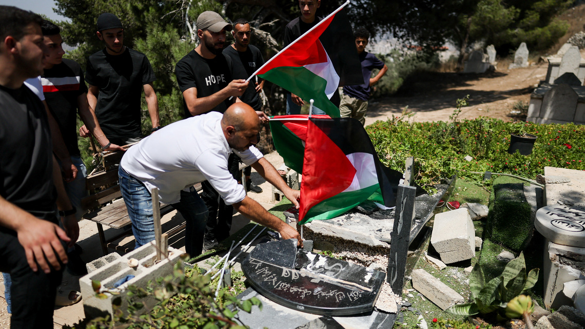Israeli military cracks down on West Bank village as settlers march in 