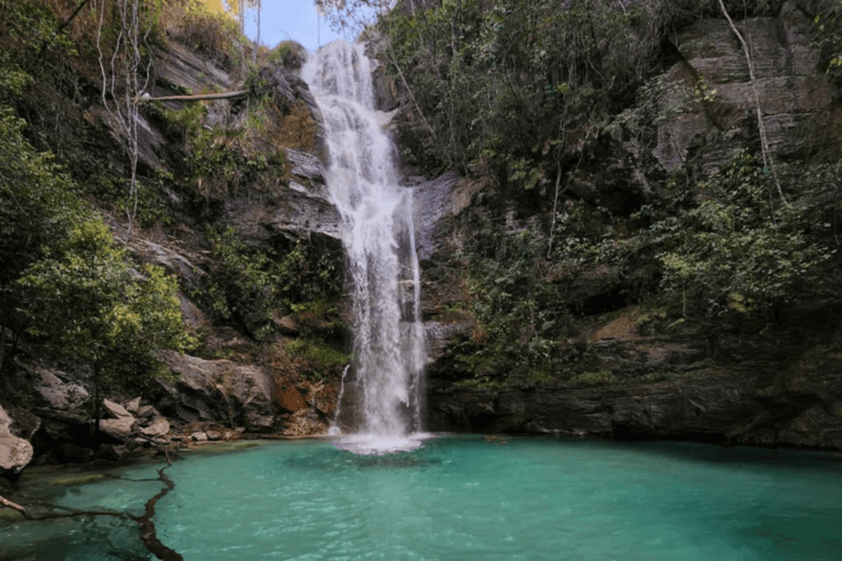  Nature's Best Filter. No, the saturation isn't turned up-Santa Barbara really is this turquoise. Tucked inside sacred Kalunga territory, it's a hidden gem that's worth every bump on the dusty road to get here. Photo credit: Felipe and Melissa Machado TripVista360 
