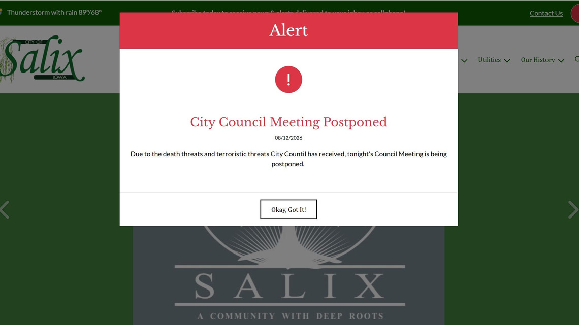 Iowa city cancels meeting on data centers after death threats