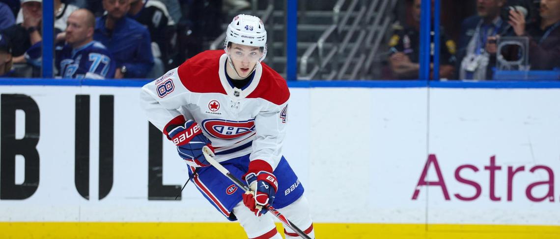  Canadiens' Hutson Is Making Smart Reads 