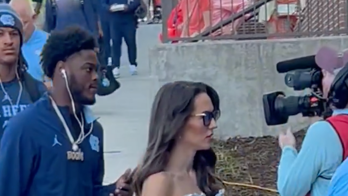 Jordon Hudson's Outfit For UNC Game Sparks A Lot Of Reaction