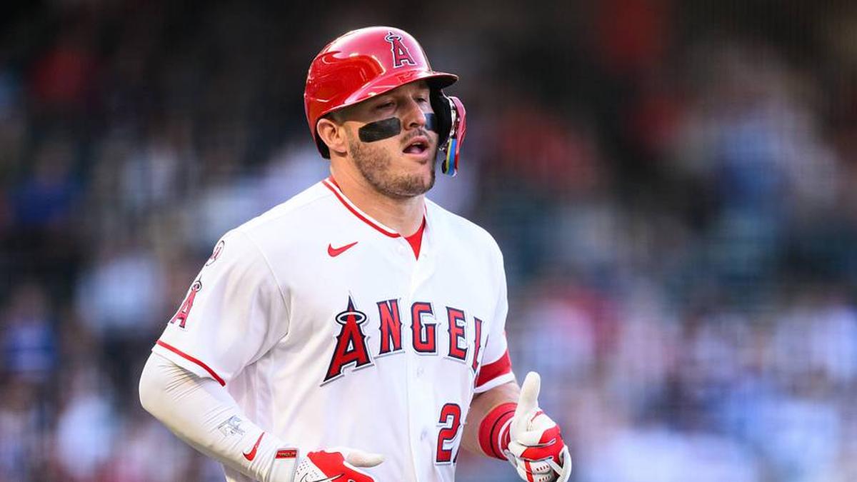  Angels center fielder Mike Trout is a future Hall of Famer who has started 2026 well. | William Liang-Imagn Images 