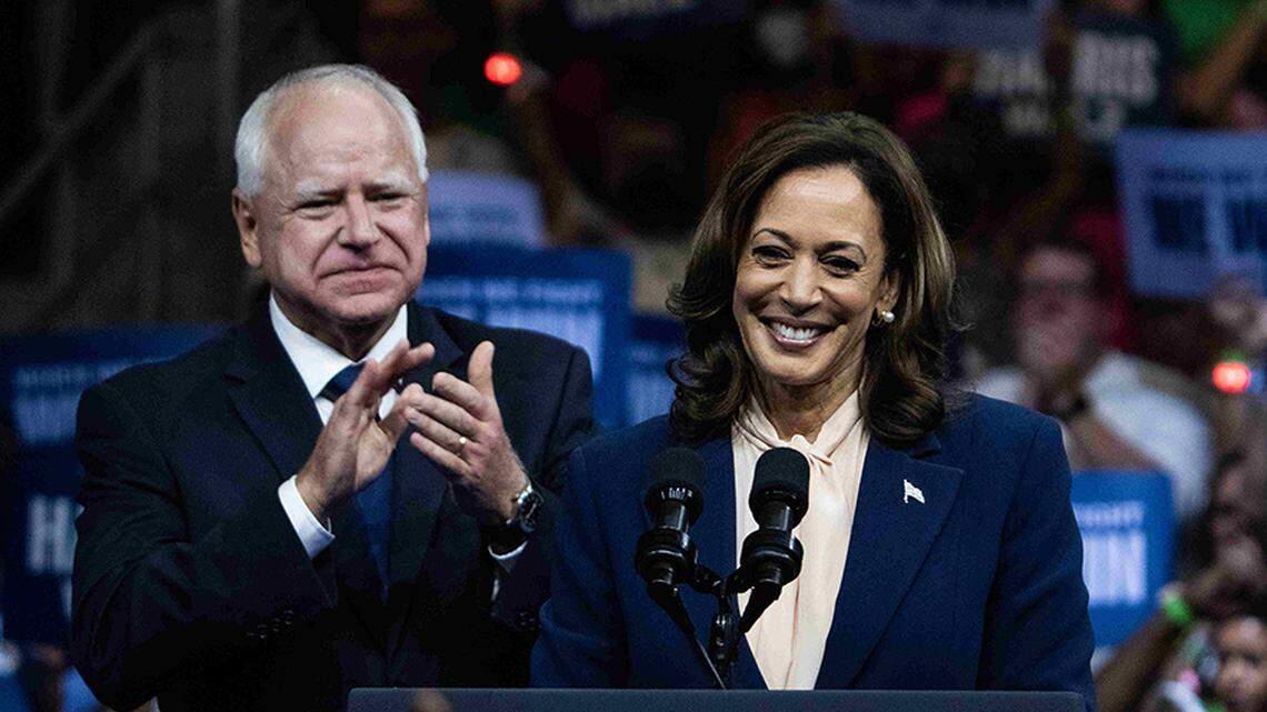 VP candidate Tim Walz visits Raleigh during Thursday’s rush hour