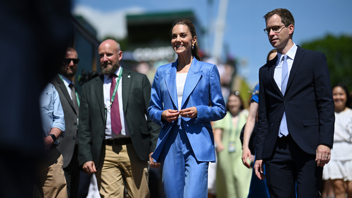 Kate Middleton Returns to Wimbledon Days After Major Three Peaks Challenge 