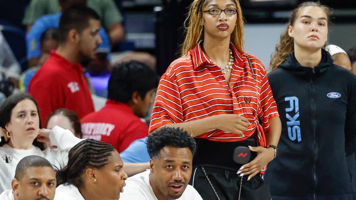 Angel Reese Reacts to Dream Drafting Madina Okot at No. 13 