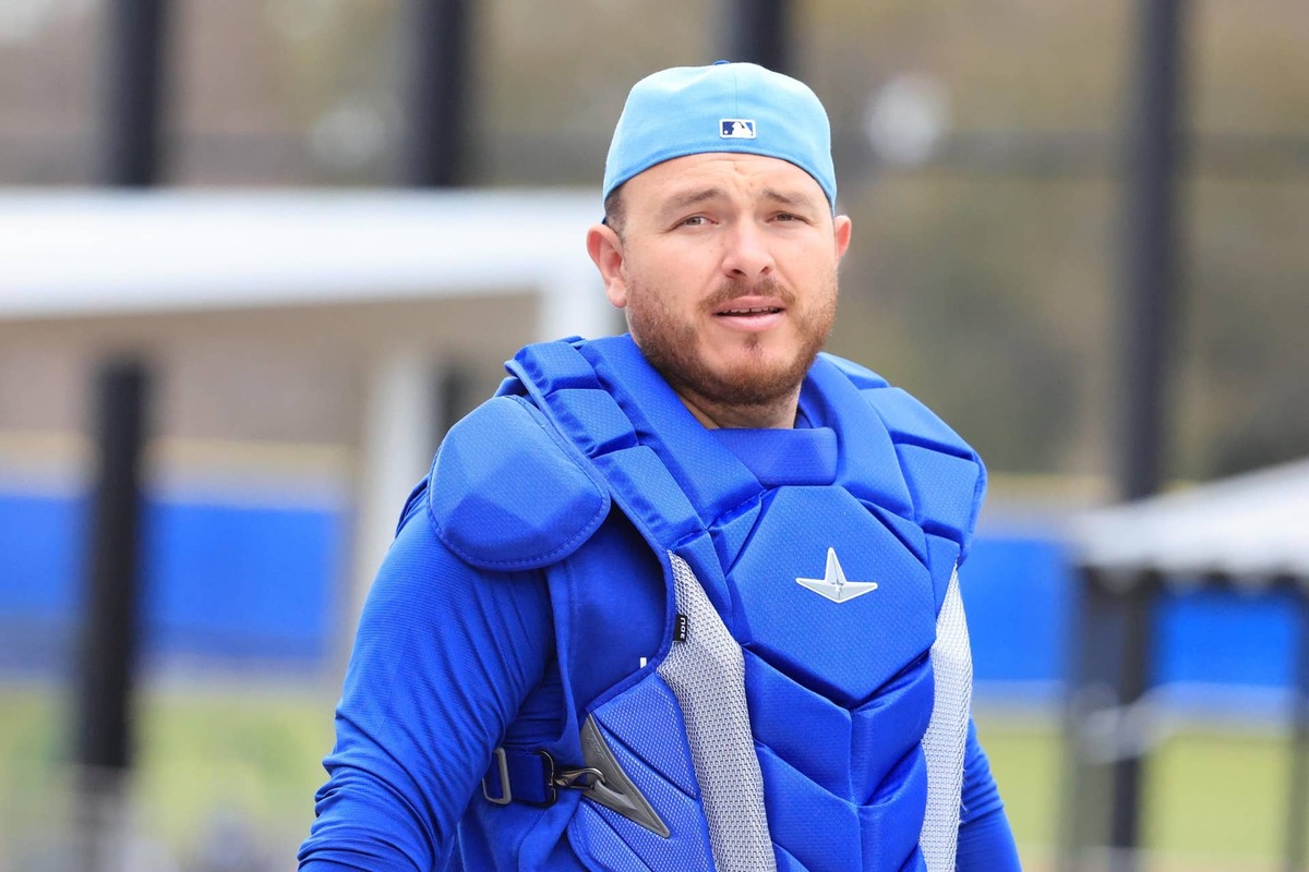  Toronto Blue Jays catcher Alejandro Kirk (30) at spring training. © Kim Klement Neitzel-Imagn Images