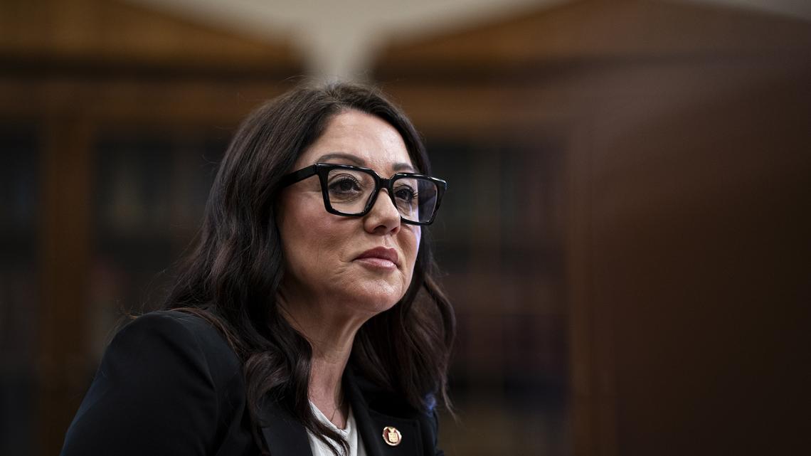 Embattled Secretary of Labor Lori Chavez-DeRemer, shown on May 15, 2025, stepped down on Monday as multiple scandals and investigations closed in on her.