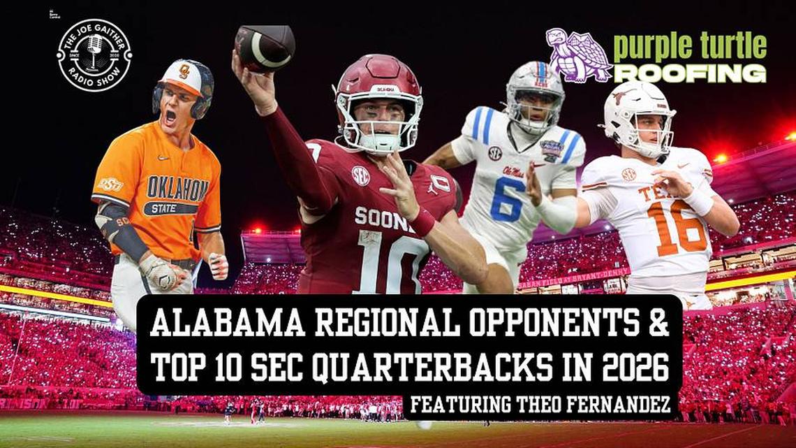 Tuscaloosa Regional Preview and Ranking SEC Quarterbacks on The Joe Gaither Show