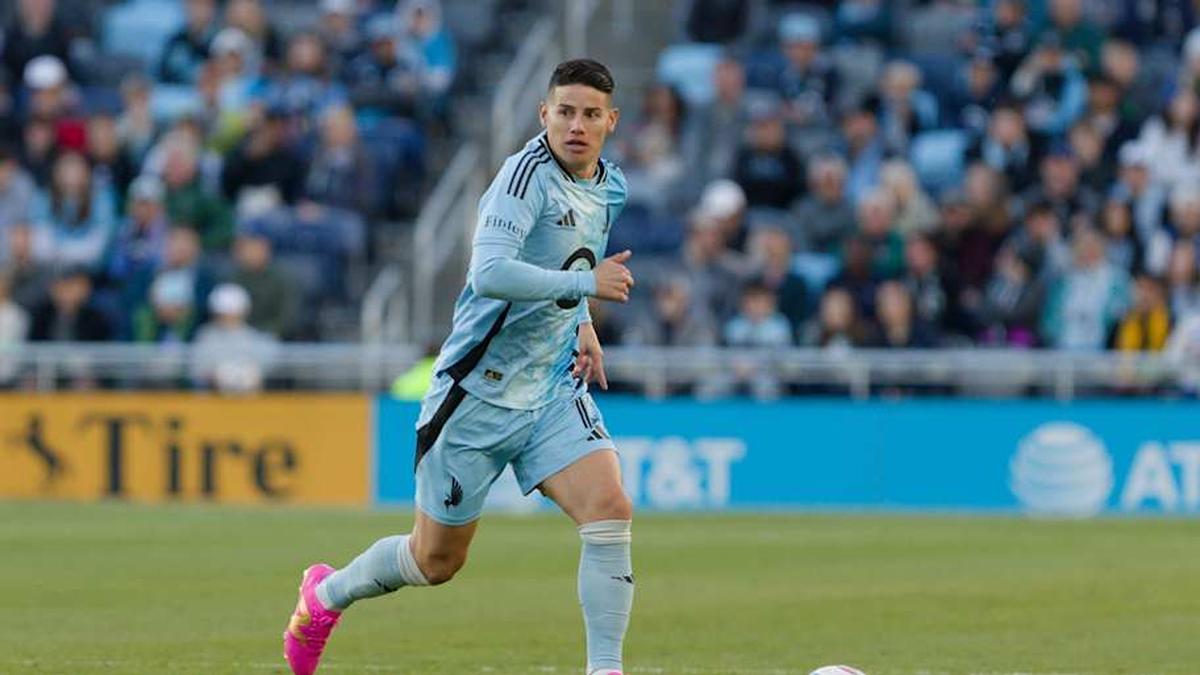  James Rodríguez is unlikely to be back with Minnesota United after the World Cup. | Jeremy Olson/ISI Photos/Getty Images 