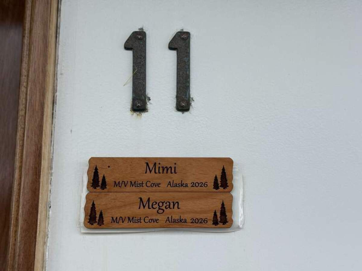  Each cabin has nameplates that passengers can take home. Photo credit: Mimi Slawoff 