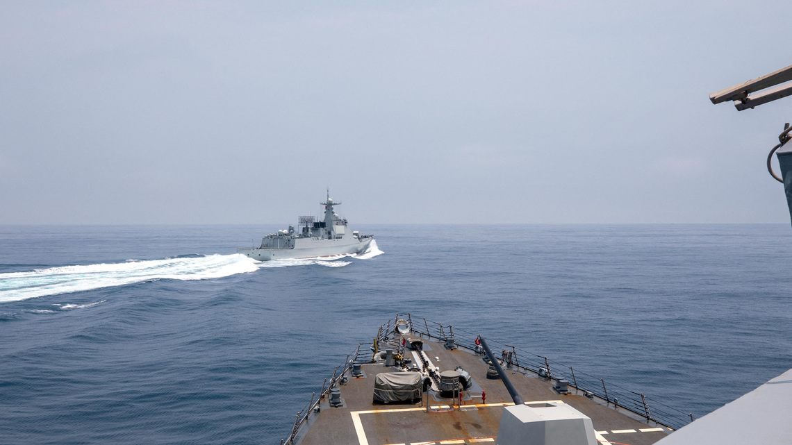 Chinese destroyer held live-fire drill in Japan's EEZ, Japan says