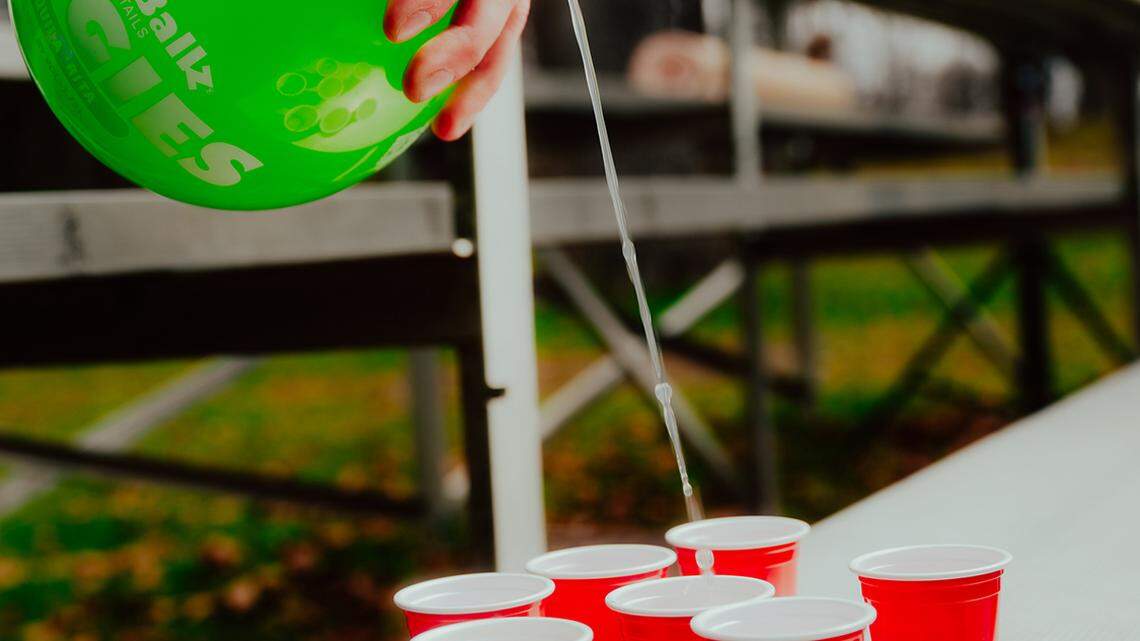 A BuzzBallz ready-to-drink cocktail, which is portable, flavored and cheap, in New York, April 6, 2026. The BuzzBallz brand of pre-mixed cocktails in colorful orbs are all the rage, but experts worry they are a magnet for underage drinkers.