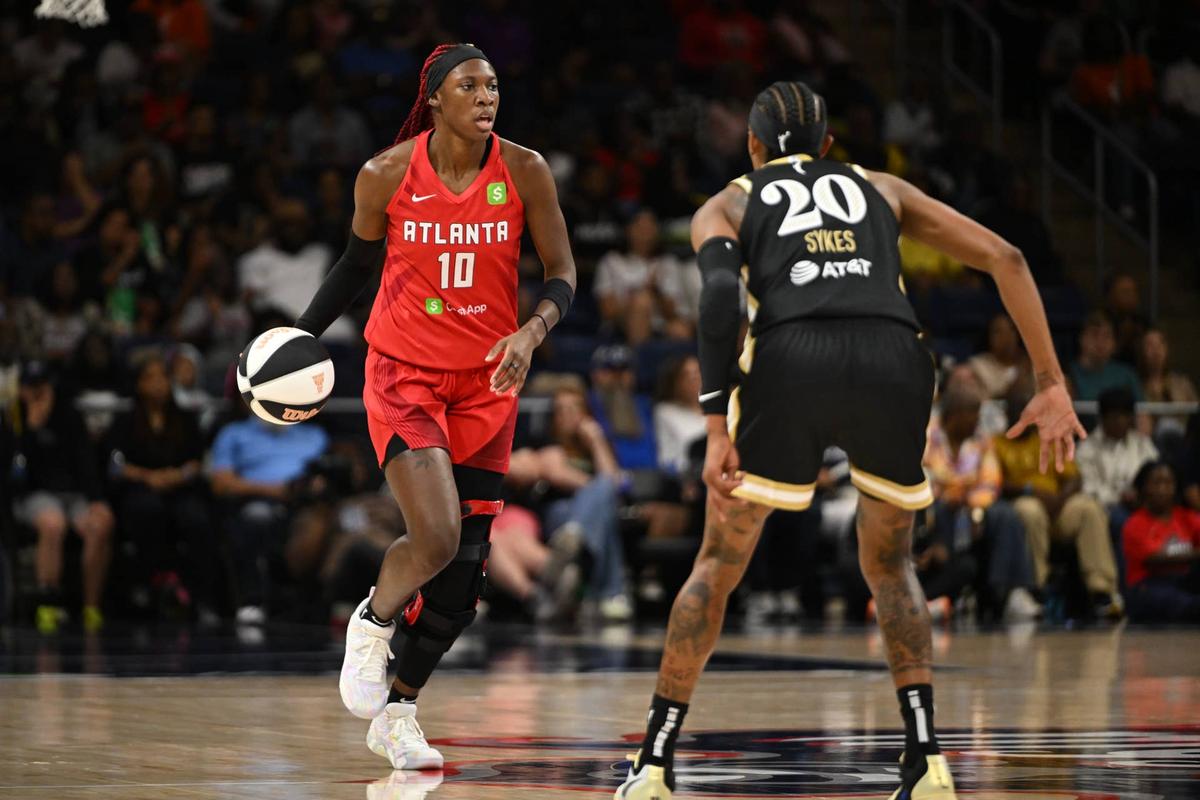  Atlanta Dream guard Rhyne Howard Rafael Suanes-Imagn Images