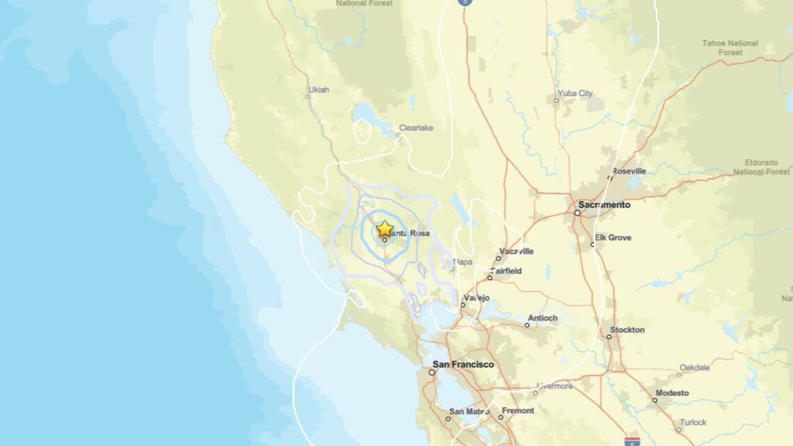 Update: Earthquake shakes region close to Larkfield-Wikiup, CA on Sept. 3 - 3.3 magnitude detected 