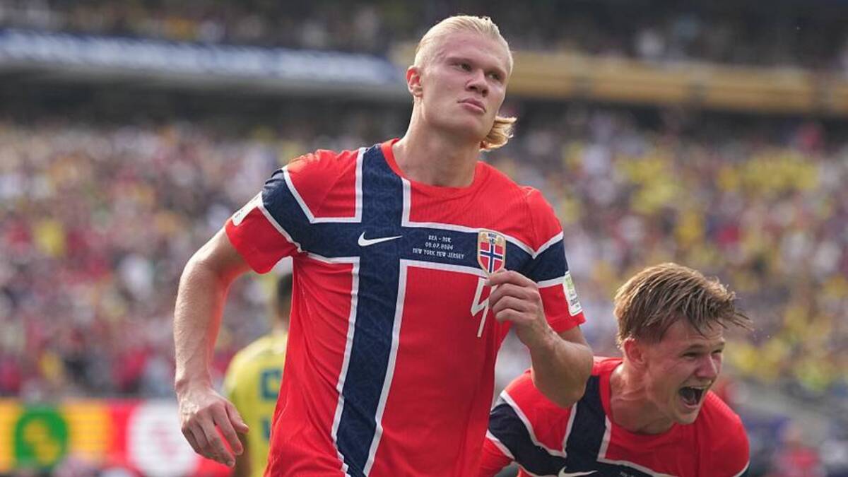  Erling Haaland sent Norway through to the World Cup quarterfinals. | Erick W. Rasco/Sports Illustrated 