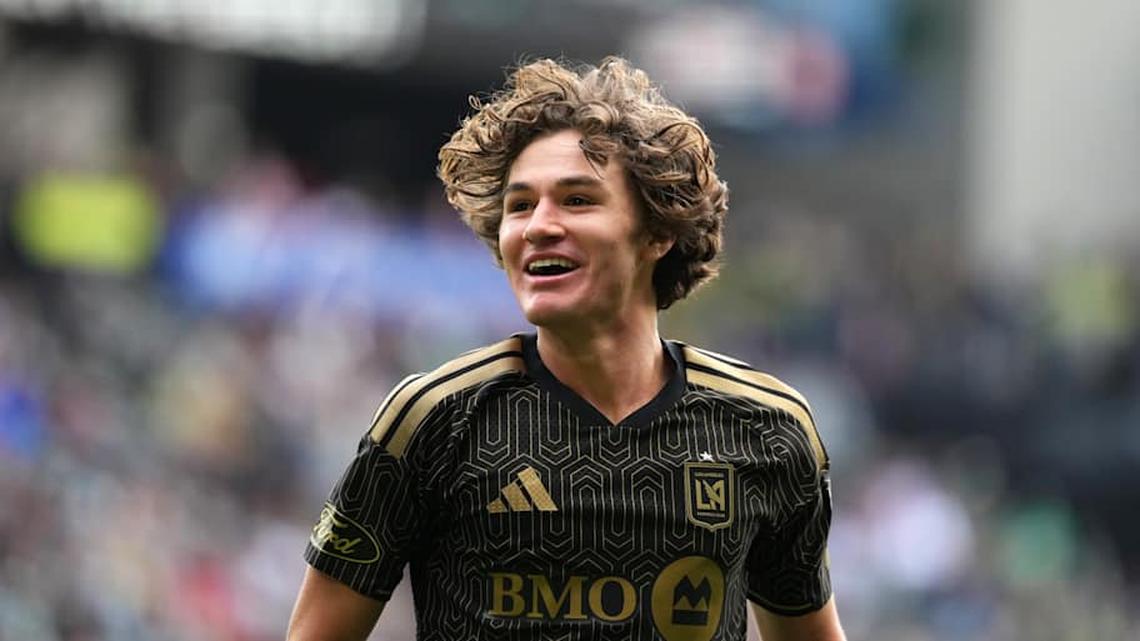  Jude Terry scored an outstanding goal as he filled in for LAFC's experienced stars last weekend. | Soobum Im/MLS/Getty Images 