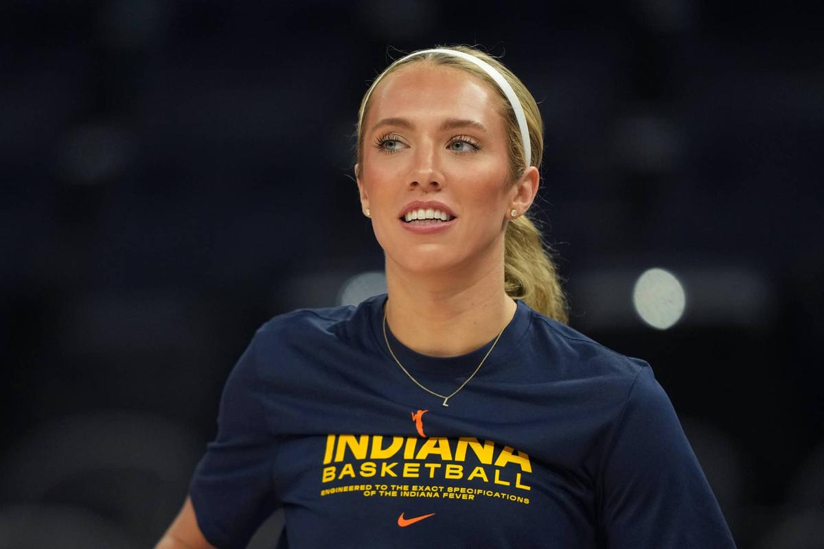  Indiana Fever guard Lexie Hull © Darren Yamashita-Imagn Images