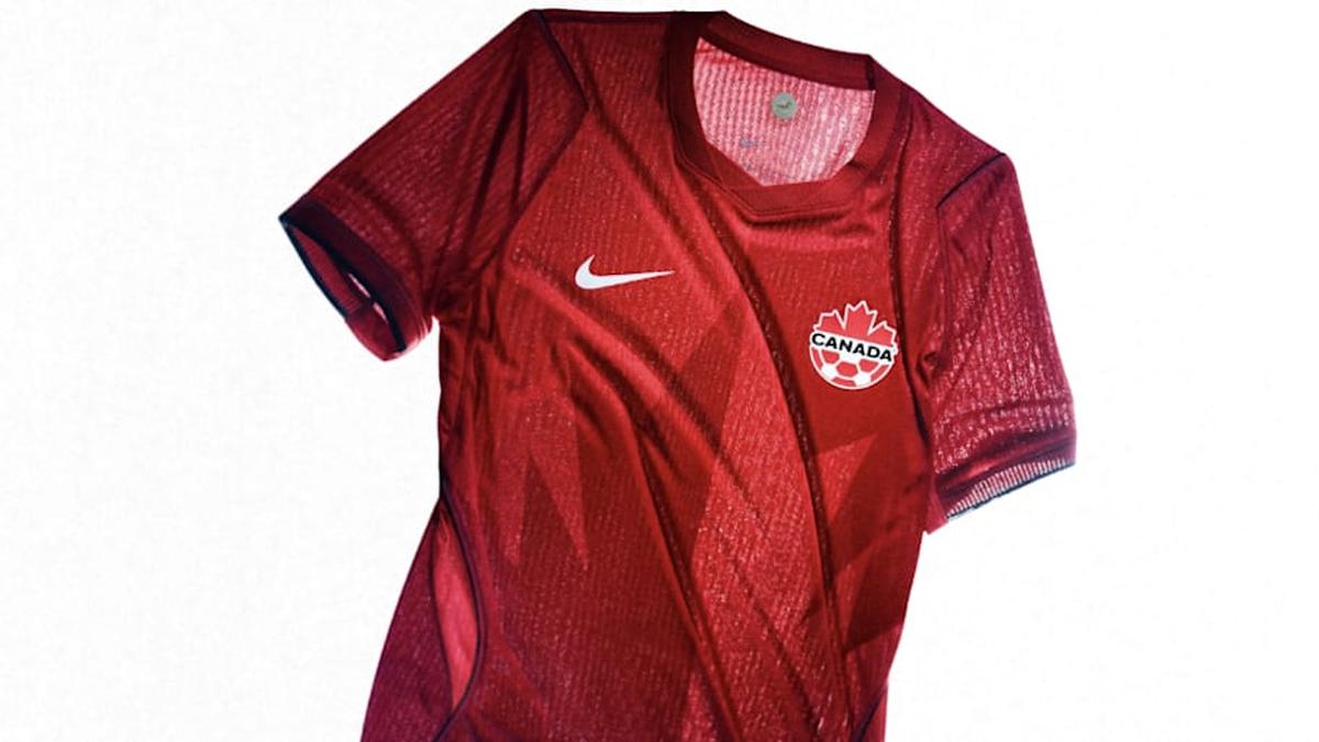  Canada's home kit for the 2026 World Cup. | Canada Soccer/Nike 