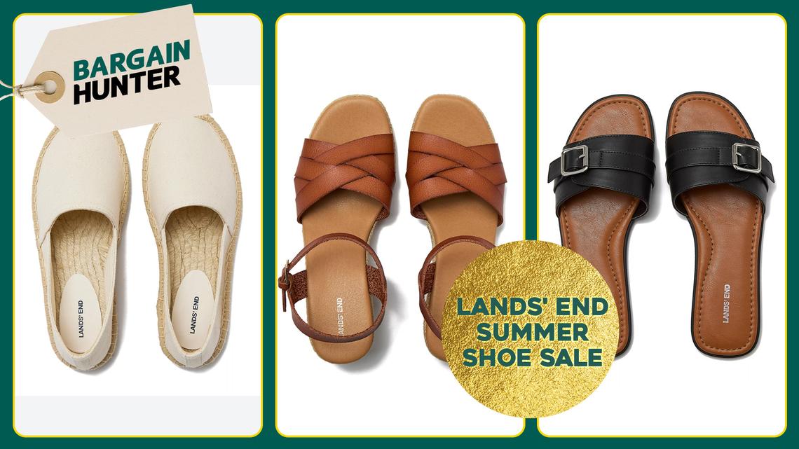 Give Your Feet a Treat and Save Up to 70% at Lands' End Women's Summer Shoe Sale 