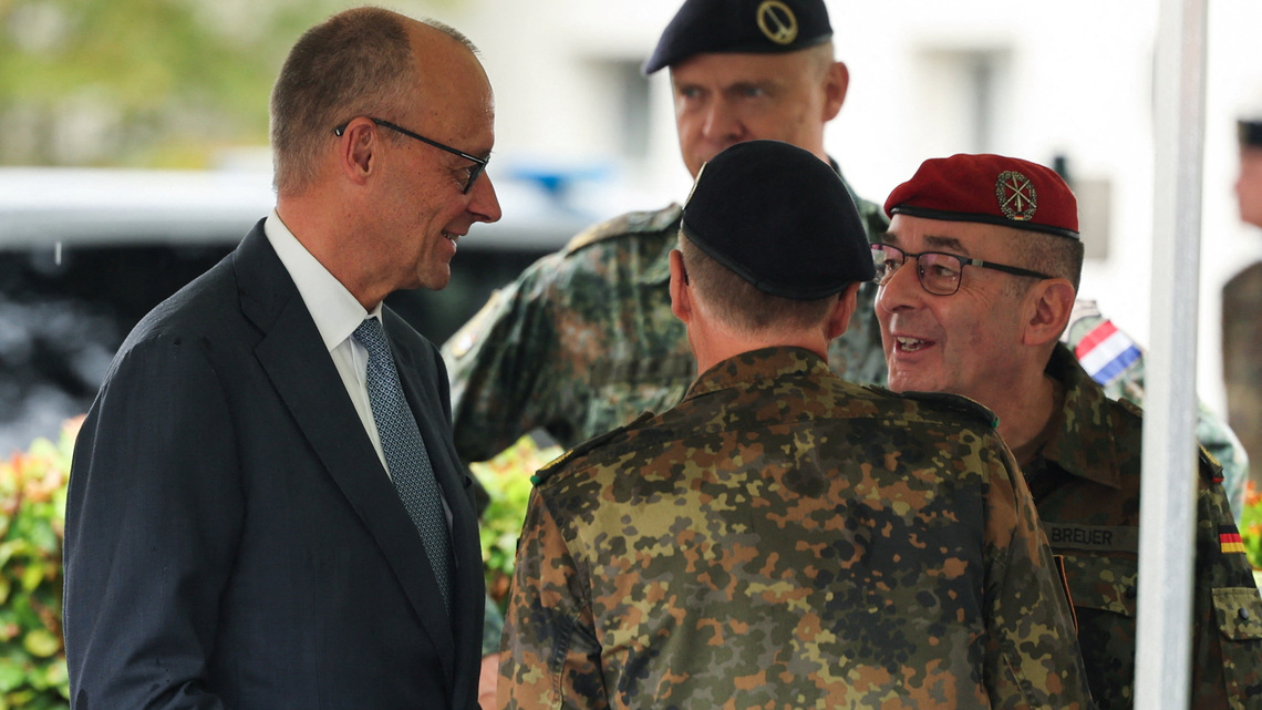 As Germany's Merz feels the pressure, an ally seeks to avoid leadership talk 